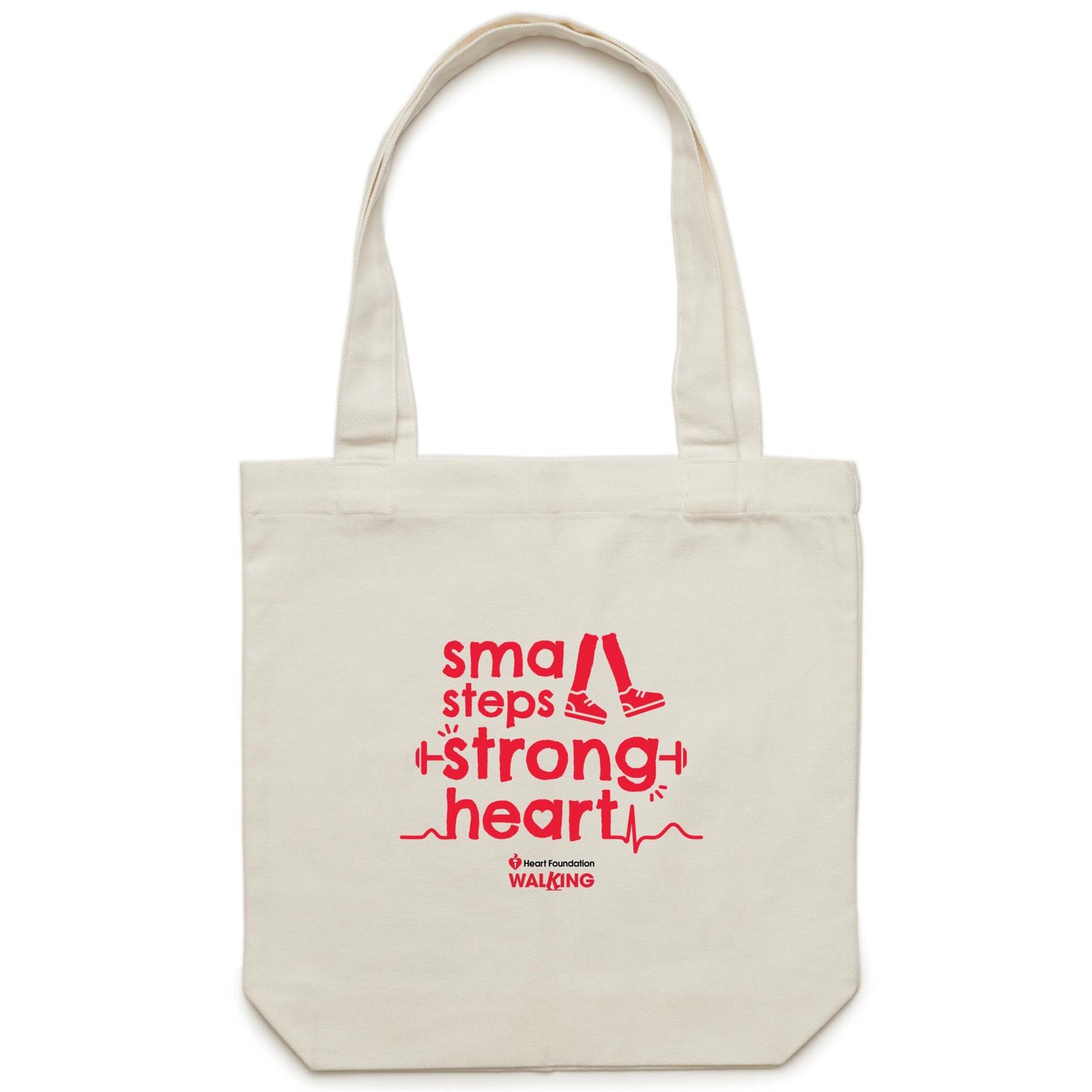 Small steps, strong heart - tote bag