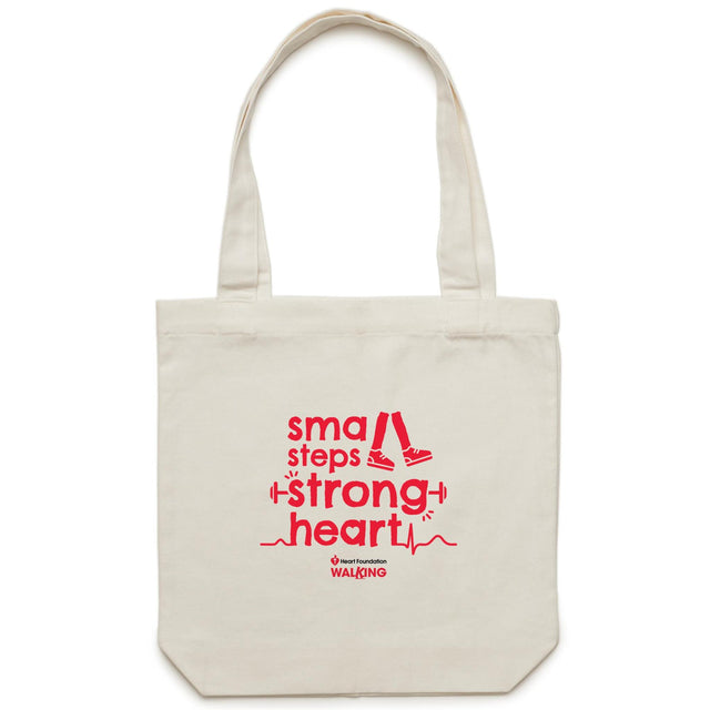 Small steps, strong heart - tote bag