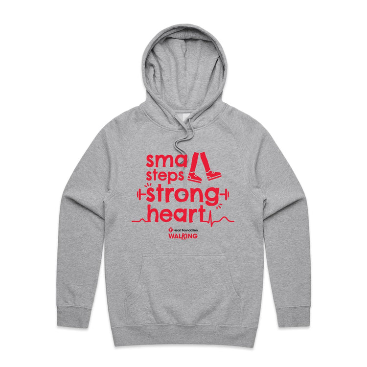 Small steps, strong heart - unisex hoodie