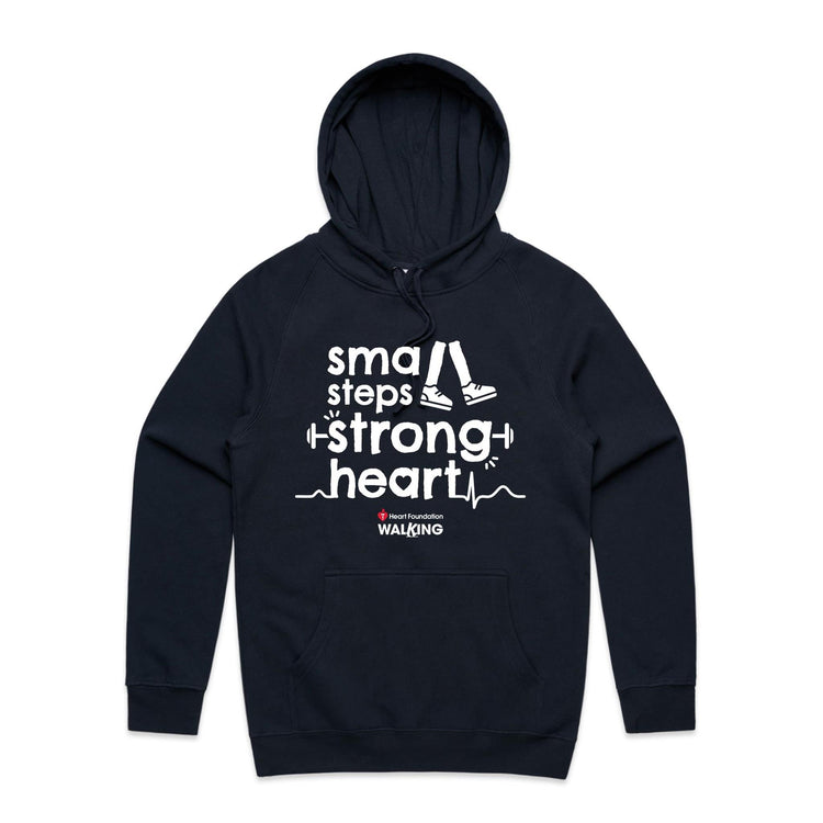 Small steps, strong heart - unisex hoodie
