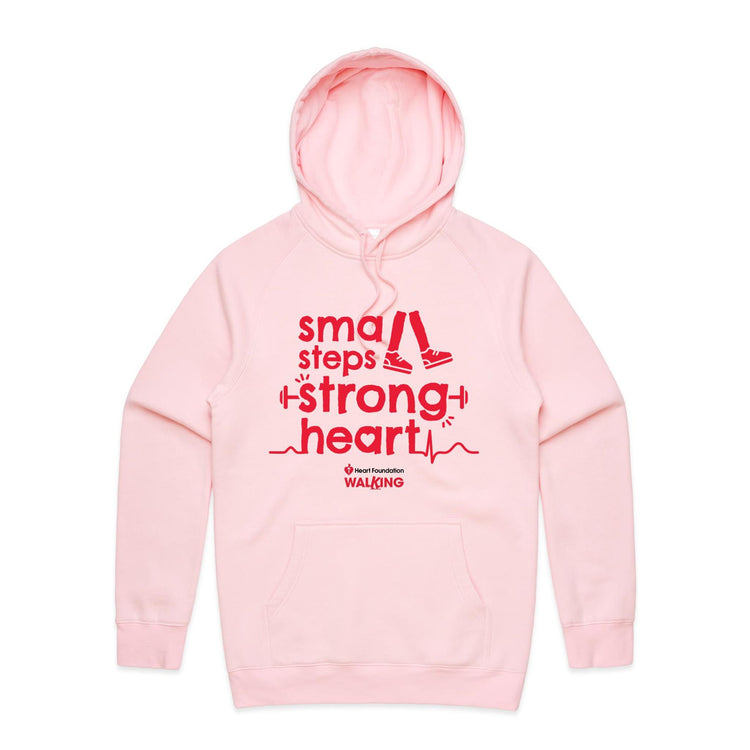 Small steps, strong heart - unisex hoodie