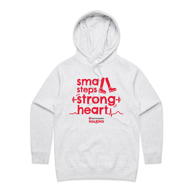 Small steps, strong heart - women's hoodie