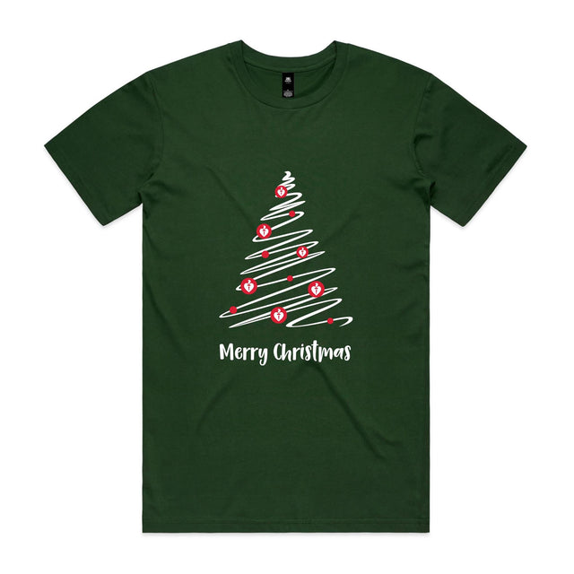 Christmas Tree of Hearts - unisex t-shirt