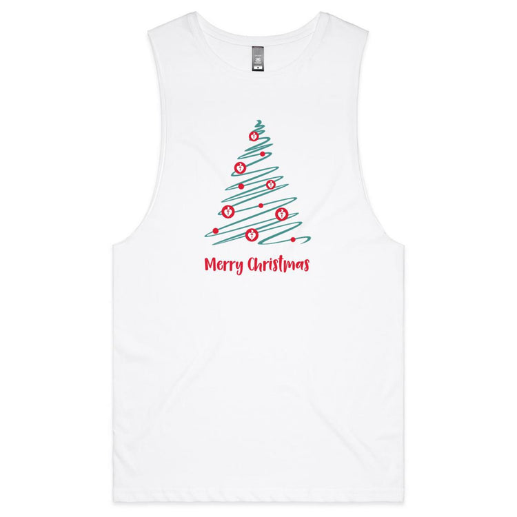 Christmas Tree of Hearts - men's tank