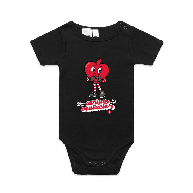 Atrium to my ventricle - baby onesie
