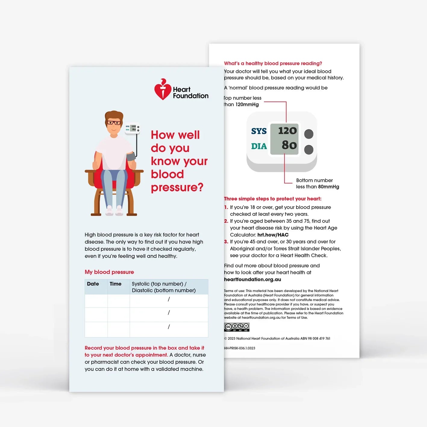 Heart Health Check Promotional Pack