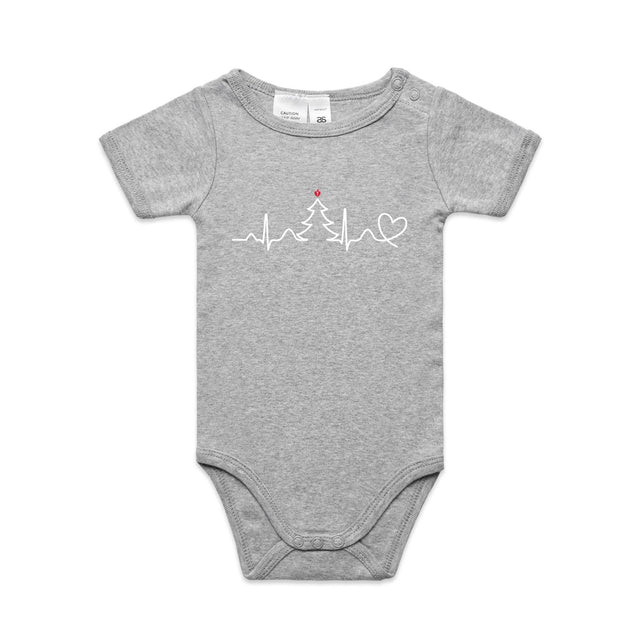 Seasonal Heartbeat - baby onesie