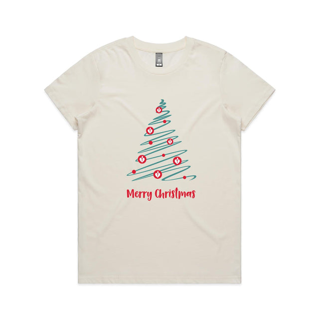 Christmas Tree of Hearts - women's t-shirt