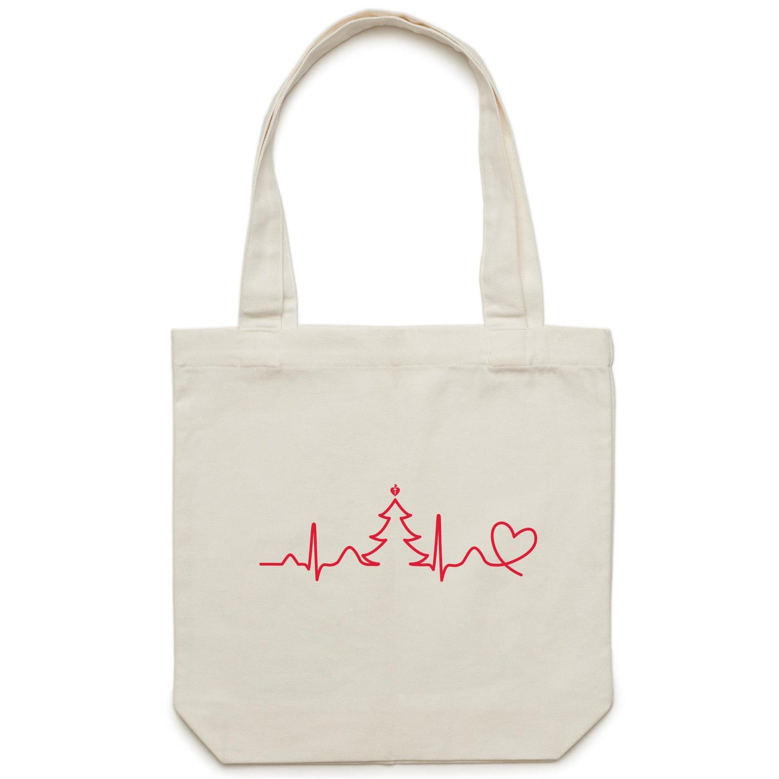 Seasonal Heartbeat - tote bag