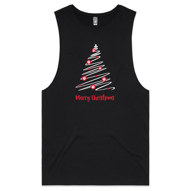 Christmas Tree of Hearts - men's tank