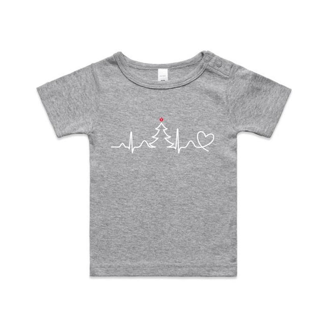 Seasonal Heartbeat - baby tee