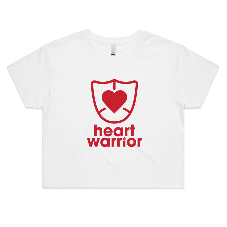 Heart warrior - women's crop top