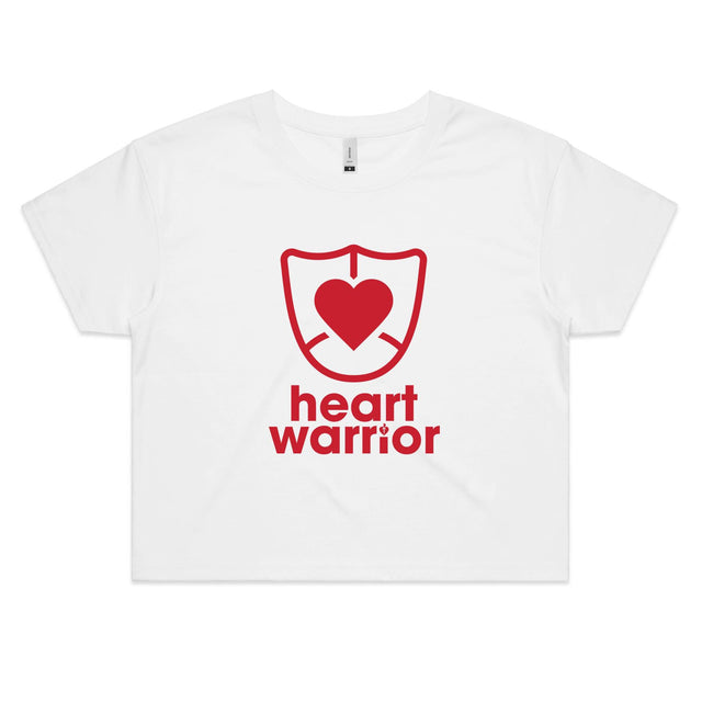Heart warrior - women's crop top