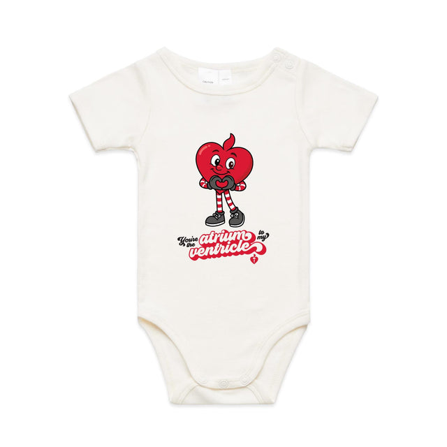 Atrium to my ventricle - baby onesie