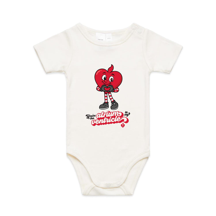 Atrium to my ventricle - baby onesie