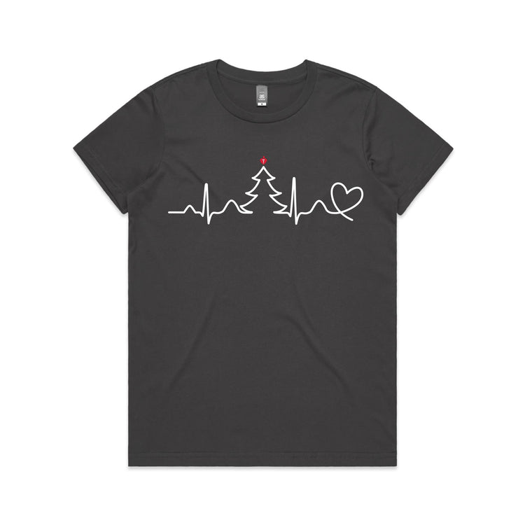 Seasonal Heartbeat - women's t-shirt