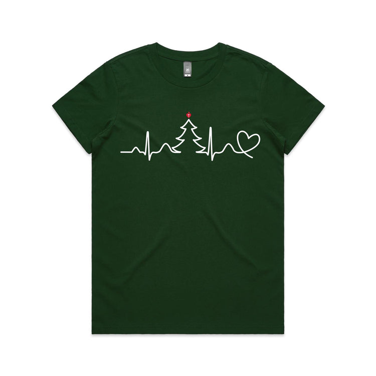 Seasonal Heartbeat - women's t-shirt