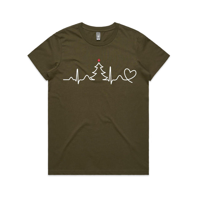 Seasonal Heartbeat - women's t-shirt