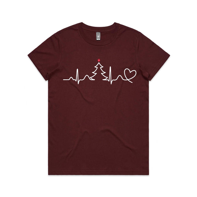 Seasonal Heartbeat - women's t-shirt