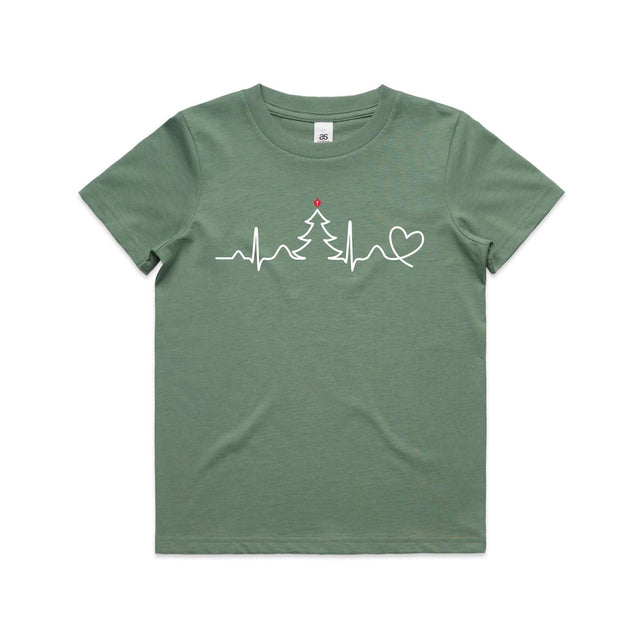 Seasonal Heartbeat - kid's t-shirt
