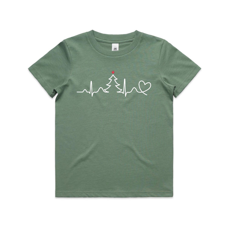 Seasonal Heartbeat - kid's t-shirt