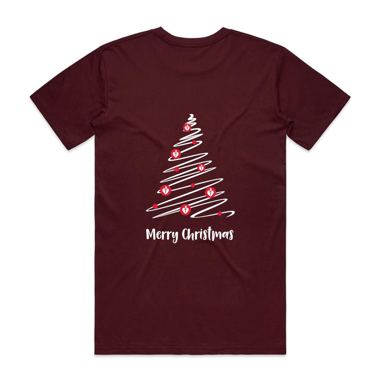 Christmas Tree of Hearts - unisex t-shirt
