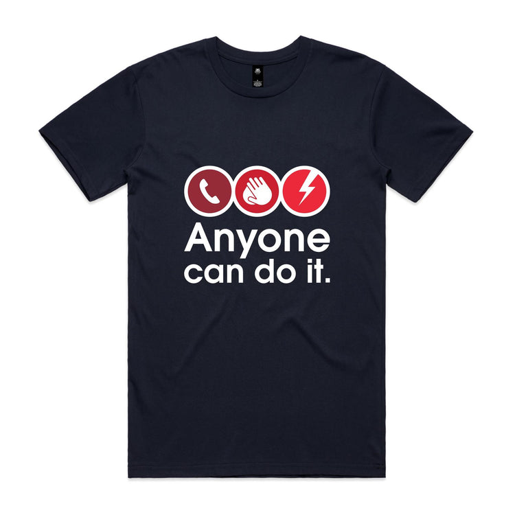 Call. Push. Shock - unisex t-shirt