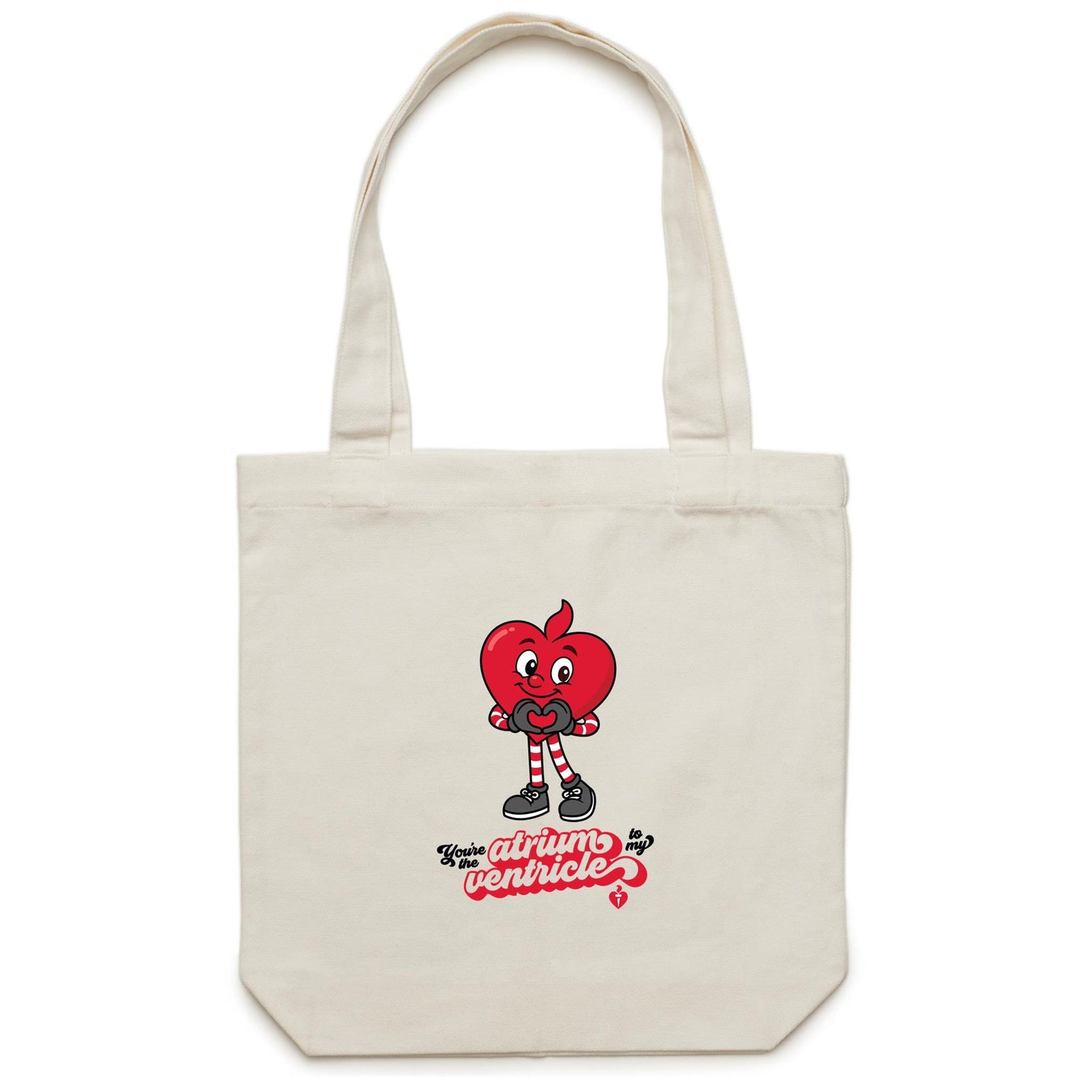 Atrium to my ventricle - tote bag