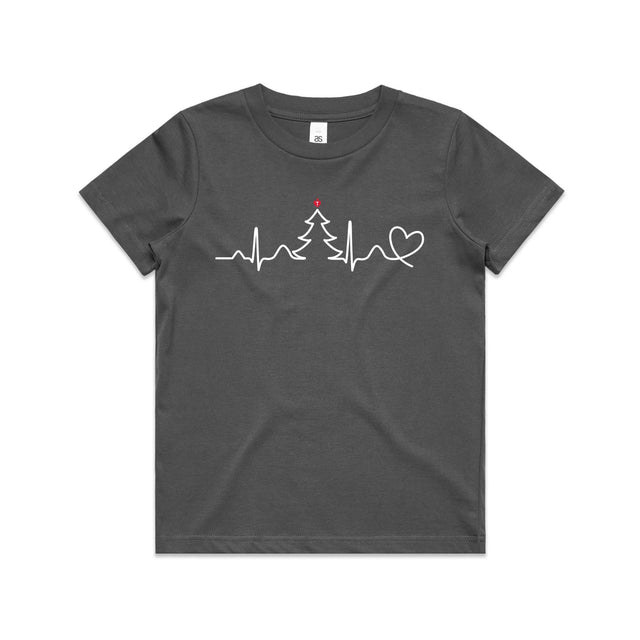 Seasonal Heartbeat - kid's t-shirt