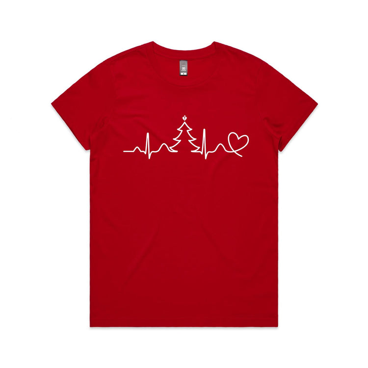 Seasonal Heartbeat - women's t-shirt