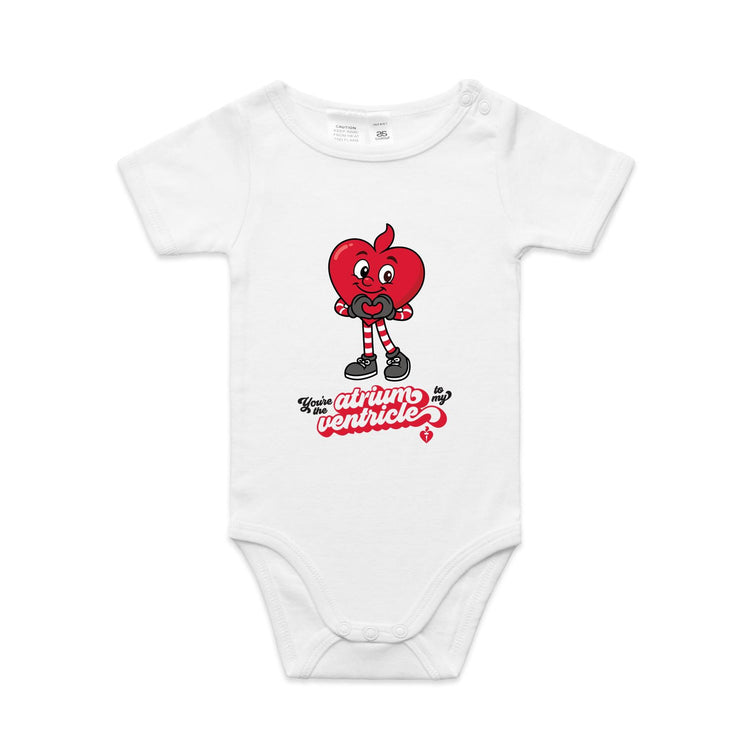 Atrium to my ventricle - baby onesie