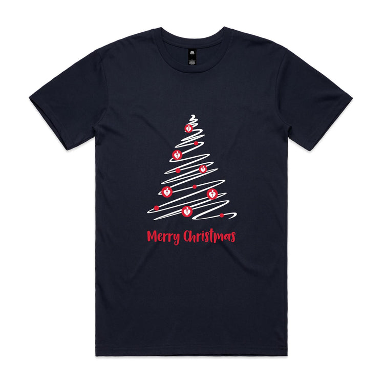 Christmas Tree of Hearts - unisex t-shirt