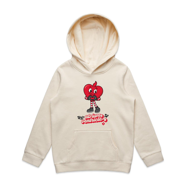 Atrium to my ventricle - kid's hoodie