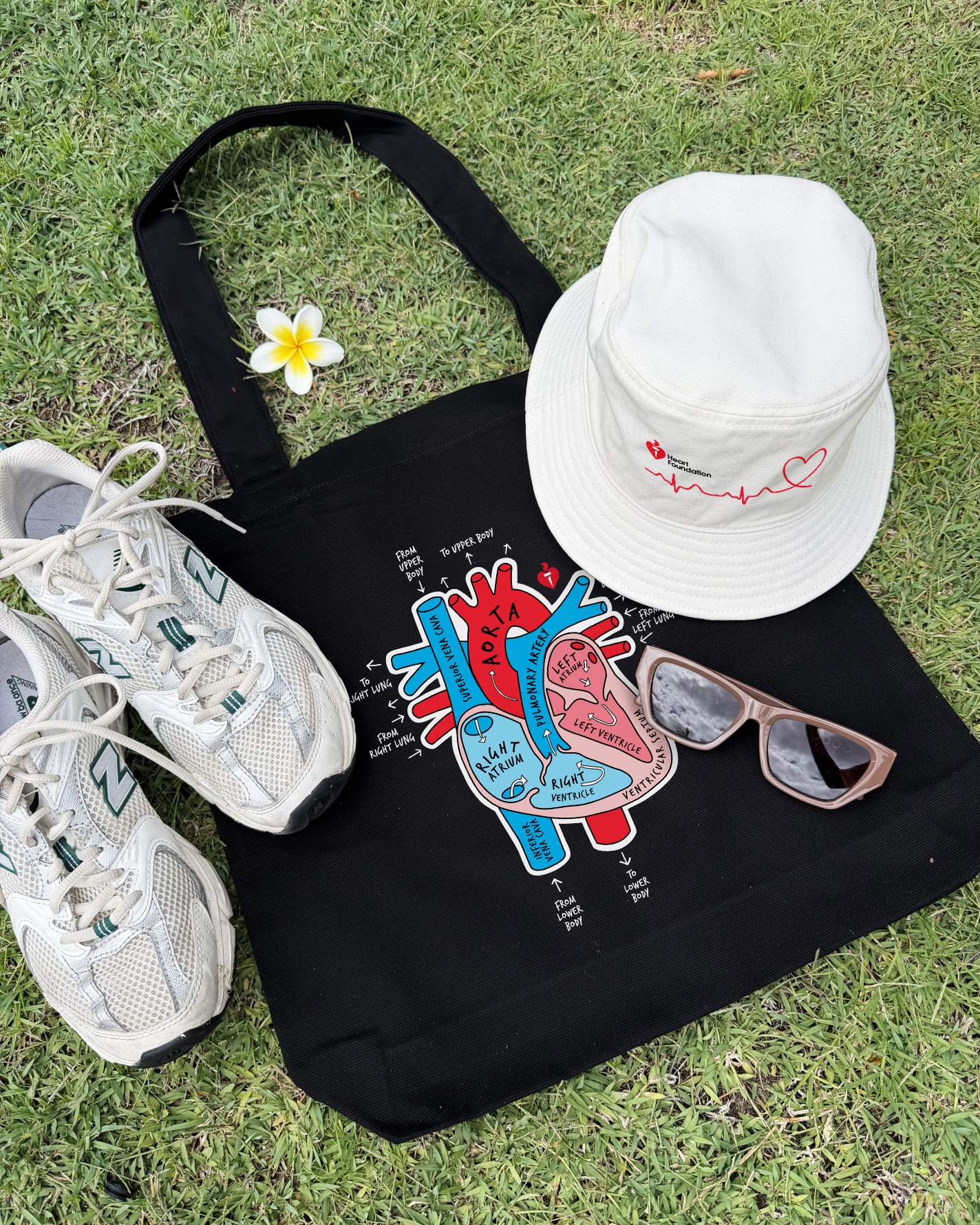 Heartbeat line - bucket hat