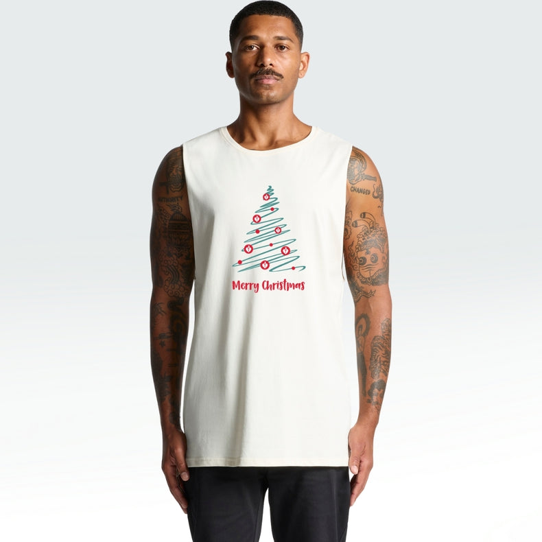 Christmas Tree of Hearts - men's tank