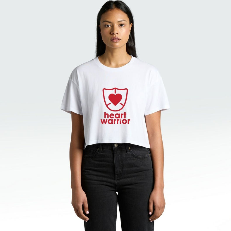 Heart warrior - women's crop top