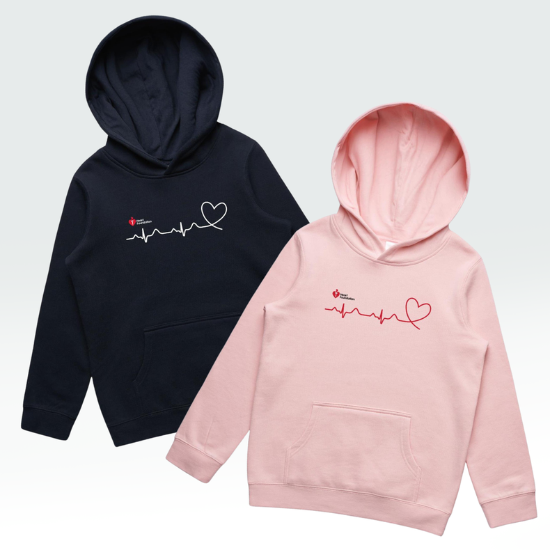 Heartbeat line - kid's hoodie