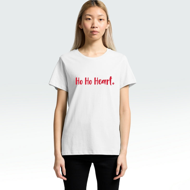 Ho Ho Heart - women's t-shirt