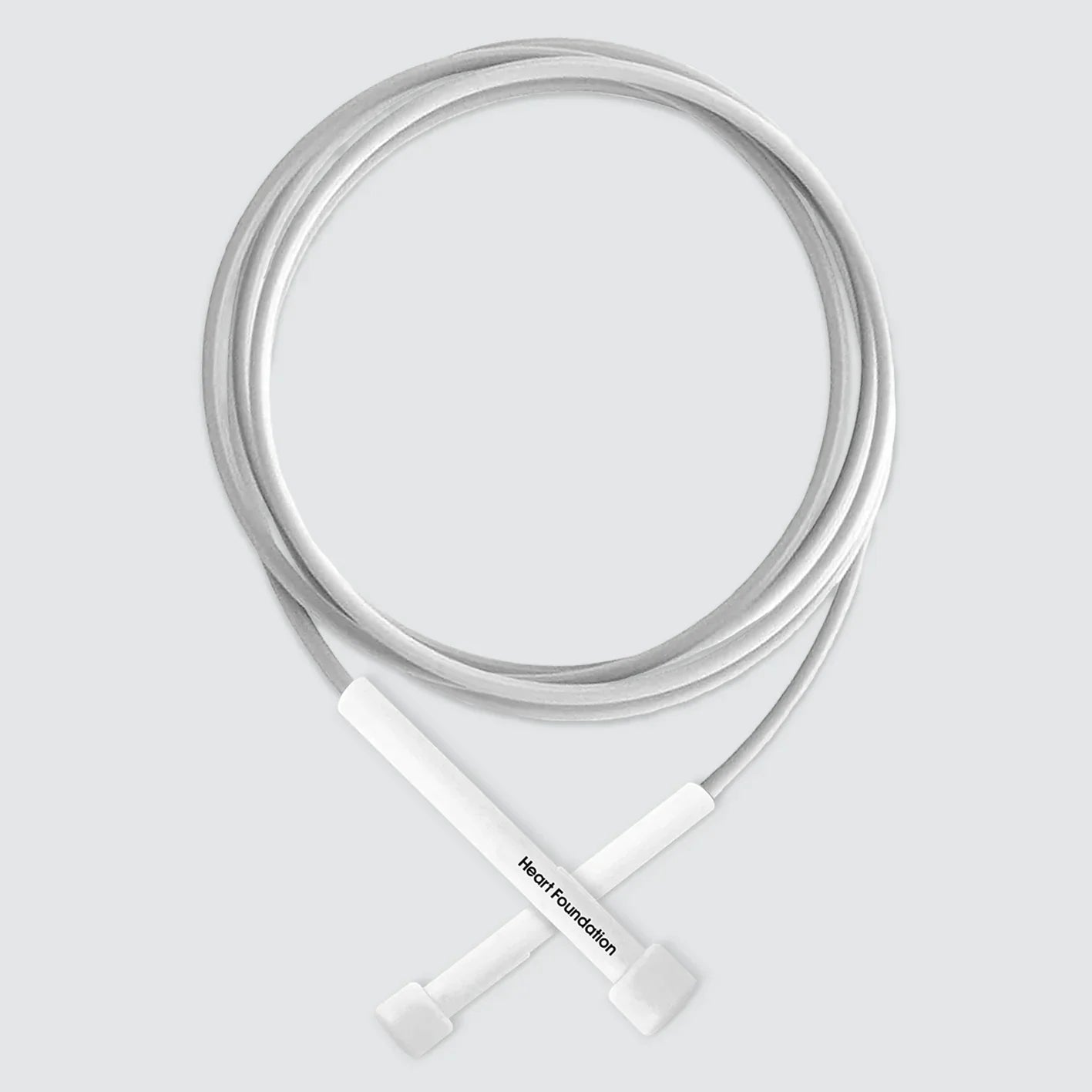 Skipping Rope 2.1 Metre White 13.5cm Handle