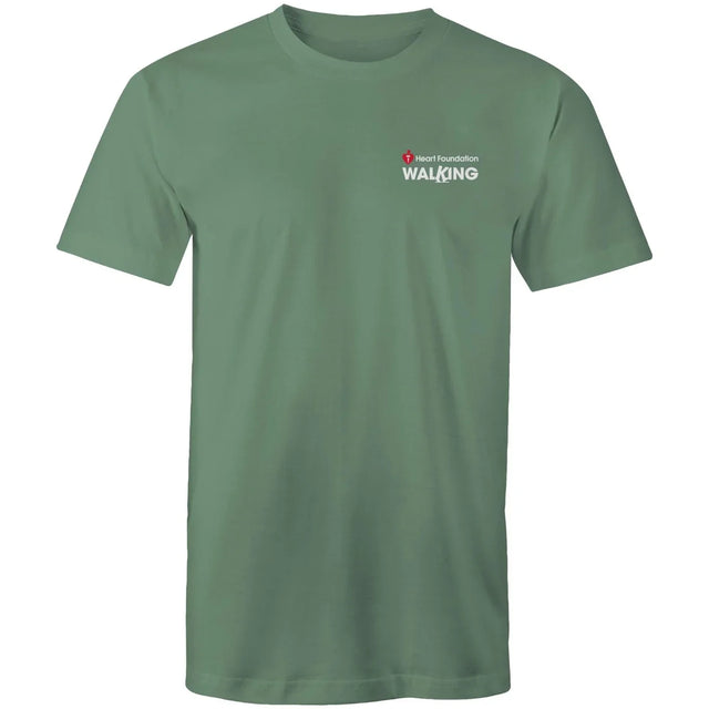 Sage unisex Heart Foundation Walking small logo t-shirt