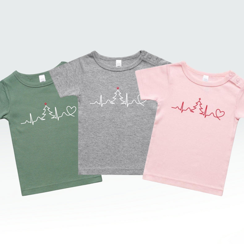 Seasonal Heartbeat - baby tee