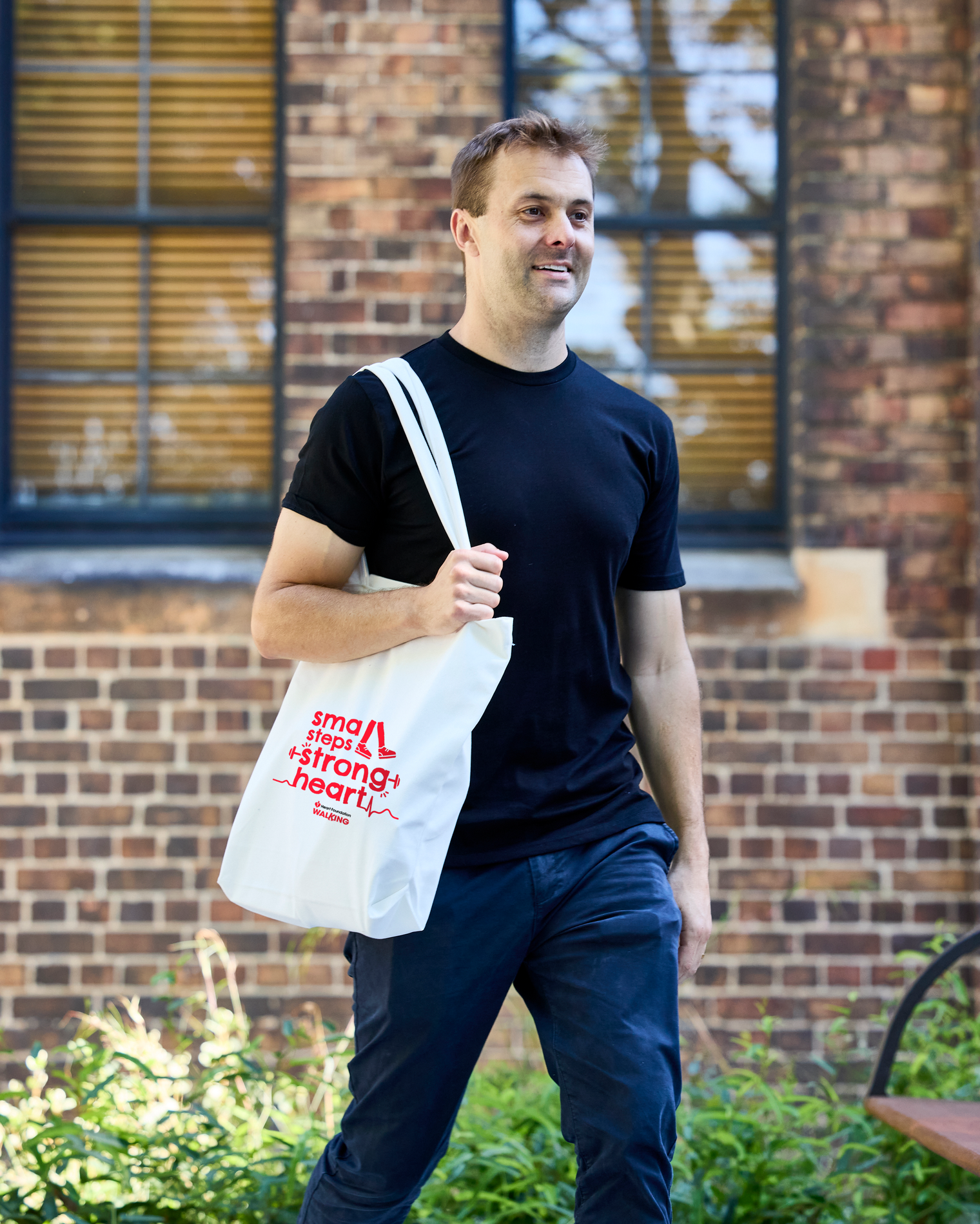 Small steps, strong heart - tote bag