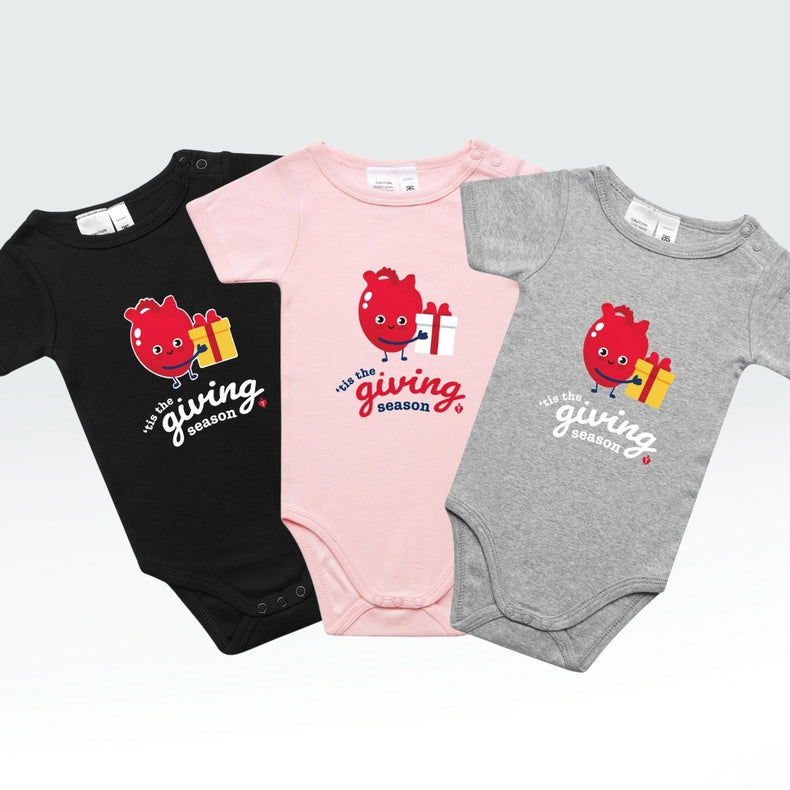 Tis the Giving Season - baby onesie