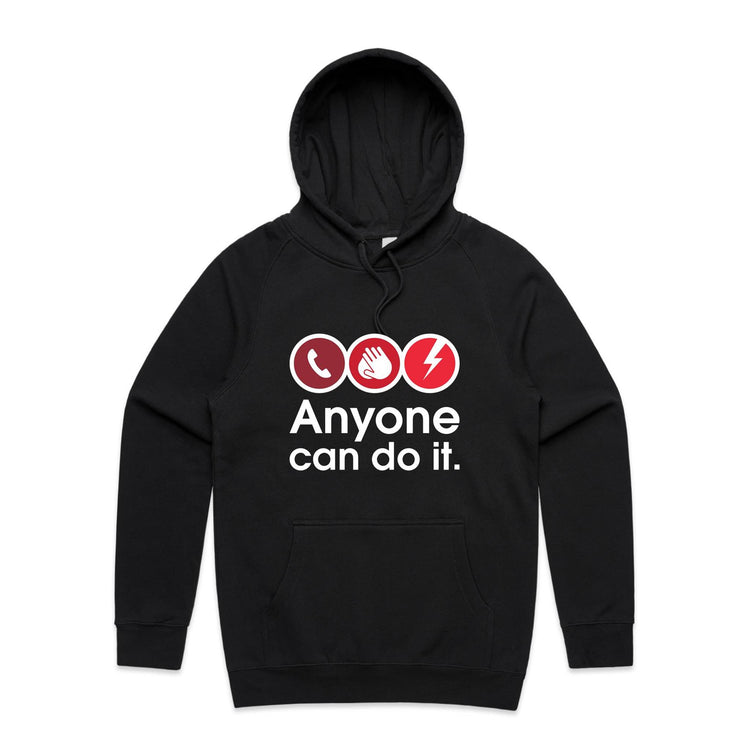 Call. Push. Shock - unisex hoodie
