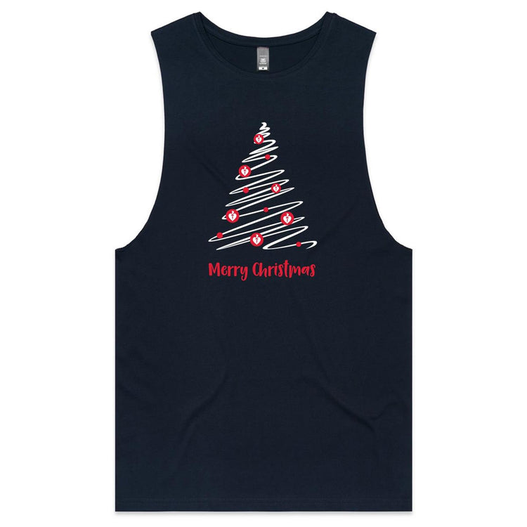 Christmas Tree of Hearts - men's tank