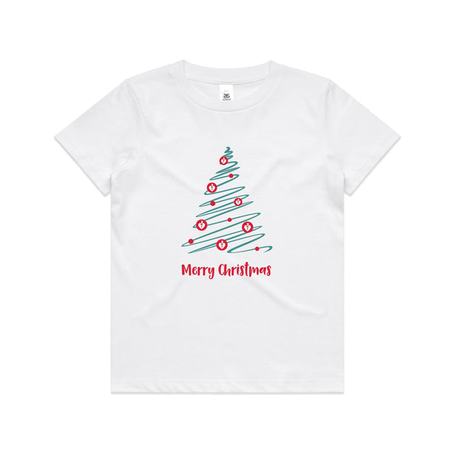 Christmas Tree of Hearts - kid's t-shirt