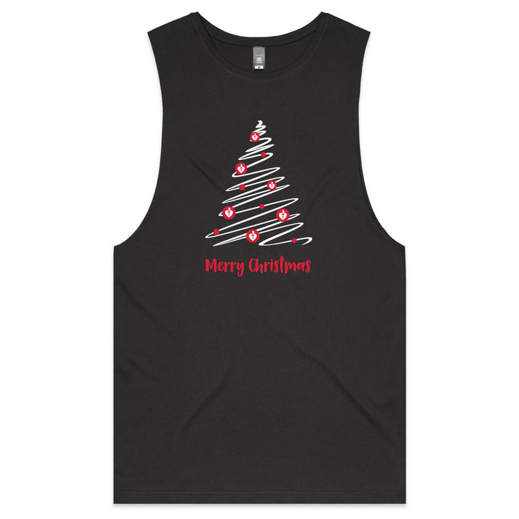 Christmas Tree of Hearts - men's tank
