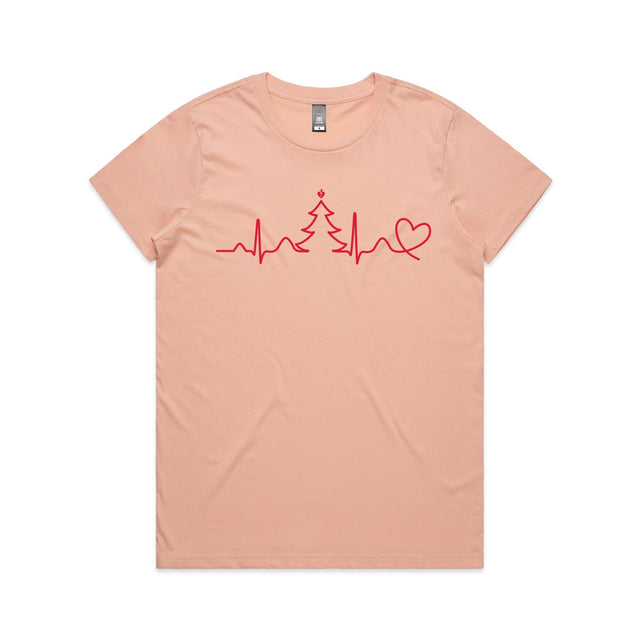 Seasonal Heartbeat - women's t-shirt