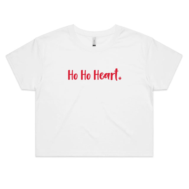 Ho Ho Heart - women's crop top
