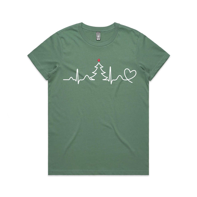 Seasonal Heartbeat - women's t-shirt